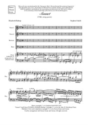 Sonnet (Piano/Choral Score)